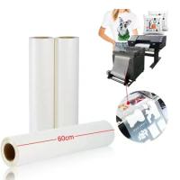 Peeling à chaud Dtf Film à double face pour animaux de compagnie 30 cm Ruloir DTF Film de transfert thermique