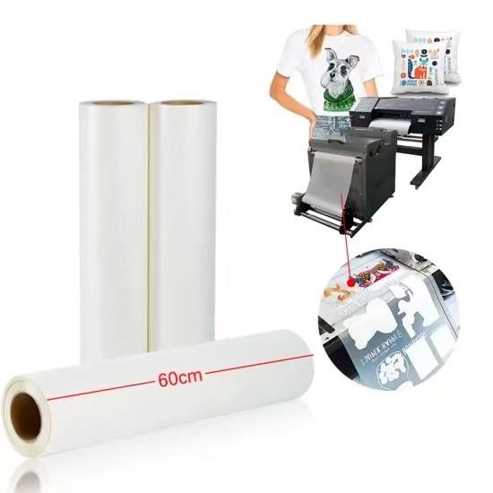 A4 A3 PET DTF Film Roll Digital Inkjet Printing Film For L1800 XP600 3880 3800