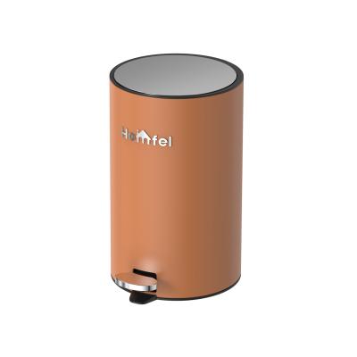 Soft Close Stainless Steel Garbage Can With Foot Pedal , Pedal Bin Trash Can