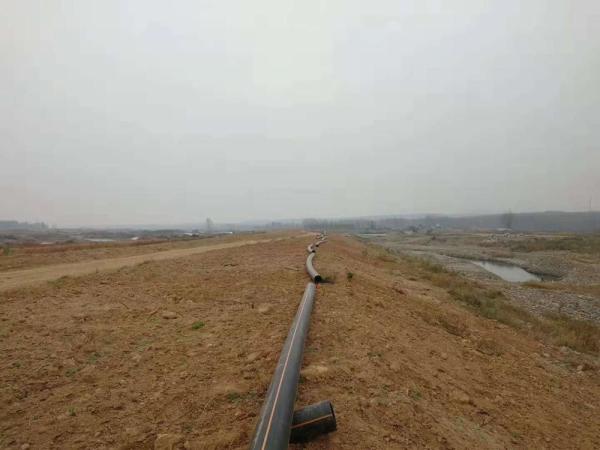 ISO 4427  PE 100 Orange Hdpe Gas Line , Hdpe Plastic Pipe For Water Supply