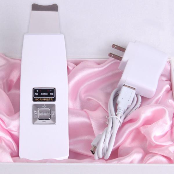 Facial Cleaner System Skin Scrubber Machine / Ultrasonic Peeling Machine