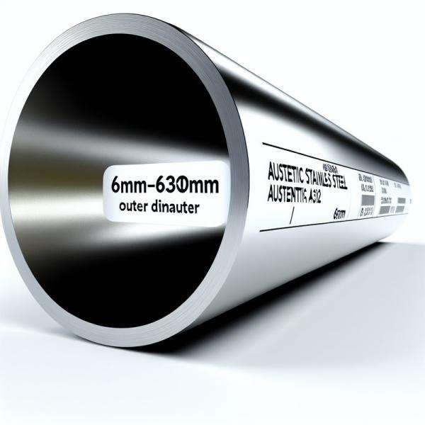 6mm-630mm Outer Diameter Austenitic Stainless Steel Pipe with ASTM A312 Standard and Annealing Treatment