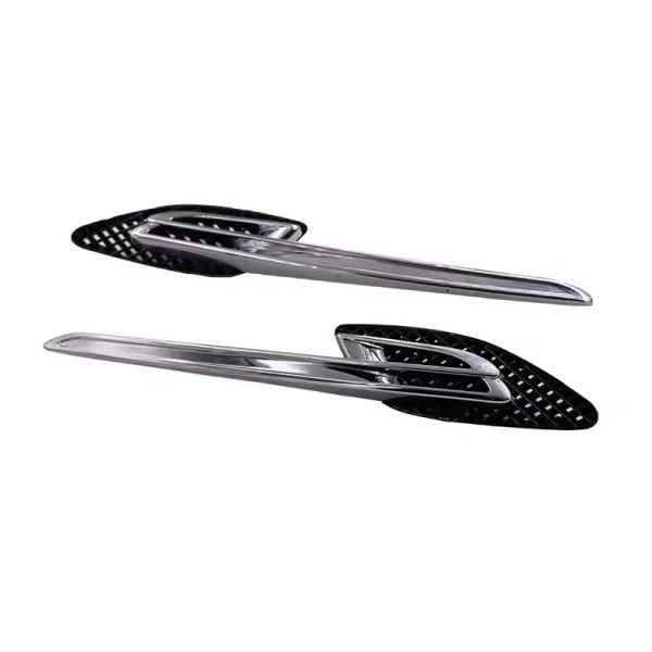 High-Qulity Car Parts Fender Grill Electroplated plastic Chrome Fender air Vent for Bentley Continental GT GTC