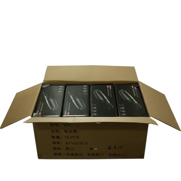 4000PA Suction Power YANTU V01 Portable Handheld Black Car Vacuum Cleaner for Car 12V