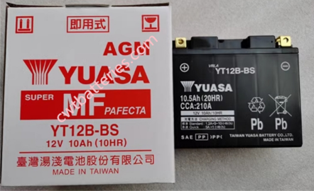 Batería para motocicleta nueva y original.