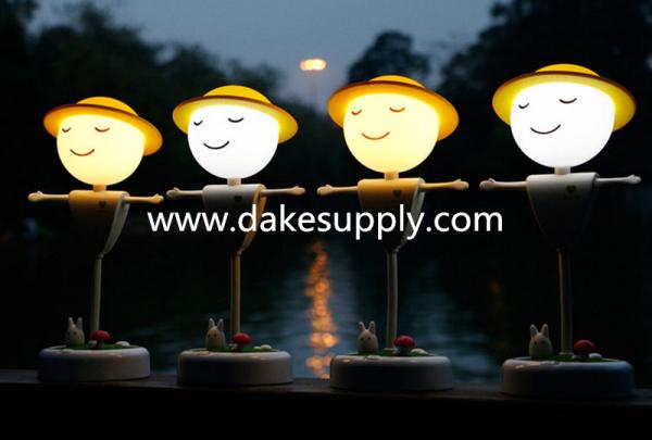 Portable scarecrow mini usb port decorative led night light for baby,kids,children,bedroom