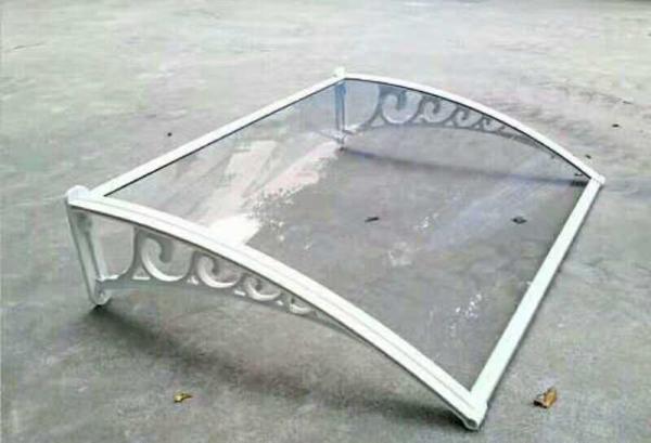 Manual Polycarbonate Window Awning 600*800mm/800*1000mm/800*1200mm/1000*1200mm/1000*1500mm For Balcony