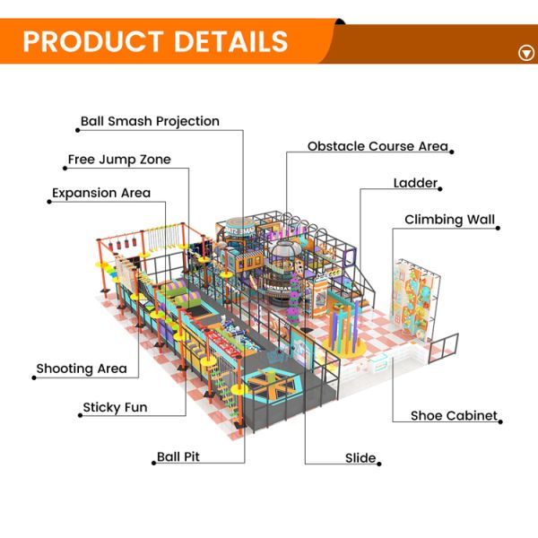 380㎡ Custom Soft Playground Park – Safe, Colorful & Fully Tailored Indoor Play Solution