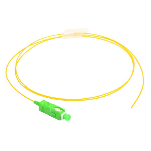 SM G657A1 900um Tight Buffer LSZH 1M SC APC Fiber Optic Pigtail