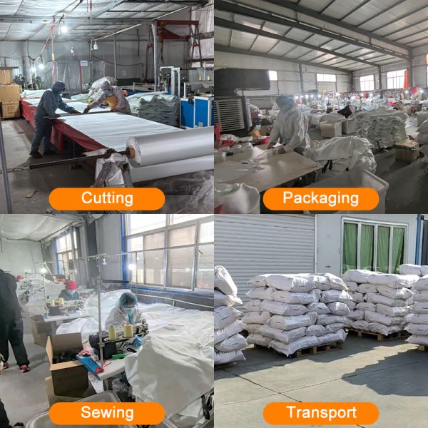JAT-1101 Fiberglass Fire Blanket EN 1869:2019 Certified 500°C Heat Resistant White Fire Extinguishing Blanket 1m x 1m