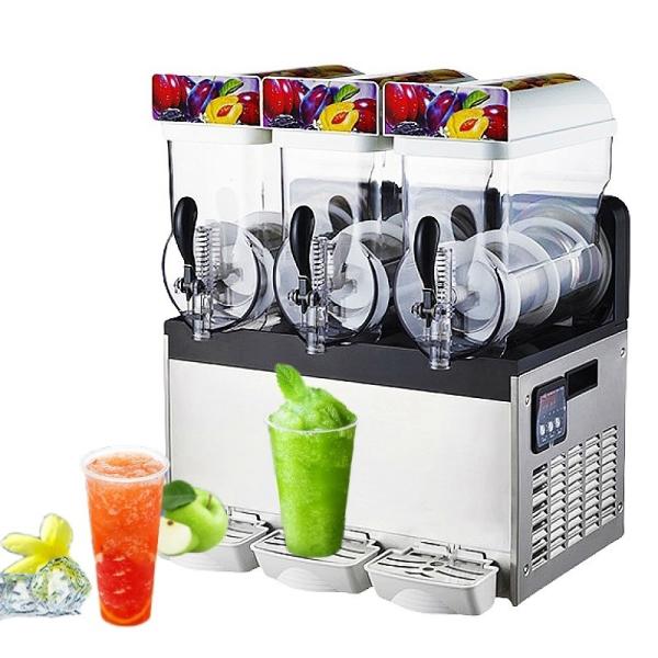 74 KG Automatic Slush Machine for Beverage Ice and Snow Mixing Cooling Method