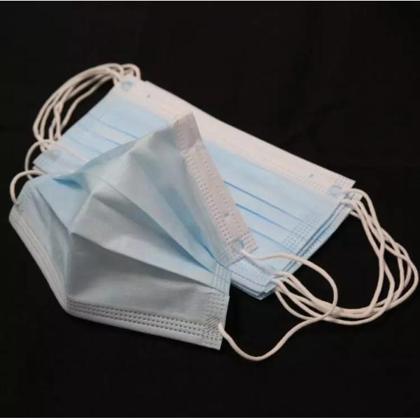 Ears Wearing Disposable 3 Ply Non Woven Face Mask
