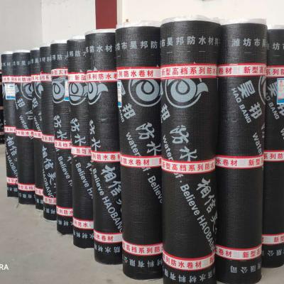 Sbs Waterproof Modified Bitumen Roofing Membrane With 3mm Thickness 10m Length Longitudinal 450N/50mm Tensile Strength