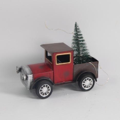 Decoração de Natal de Metal Interior / Exterior Carro Anexado à Árvore de Natal Personalizado
