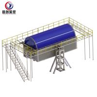 Machine de moulage rotatoire en plastique de réservoir d'ISO9001 23KW 10000L