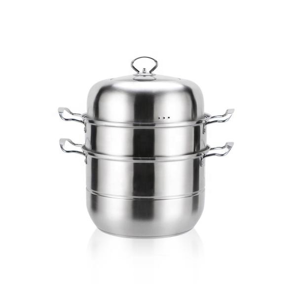 Multi-Layer 28cm Kitchen Pots Cookware Stainless Steel Cooking Pot 3 Layer Food Steamer Pot