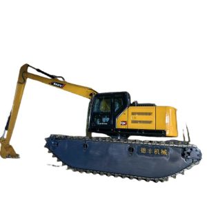 Pontón de excavadora de 5-30 toneladas personalizado por la fábrica Defeng para equipos de construcción, minería, dragado, energía y minerales