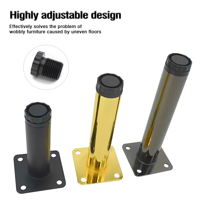 Luxury Adjustable Metal Sofa Legs Widely Used As Heightening Feet for Living Room Tables Tea Tables and Other Furniture Legs