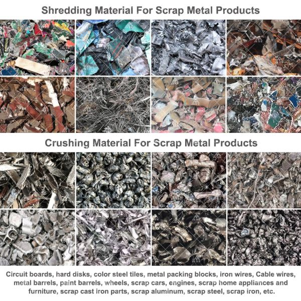 Industrial Metal Shredder with Automatic Manual and Semi-automatic Operation for Scrap Metal Recycling