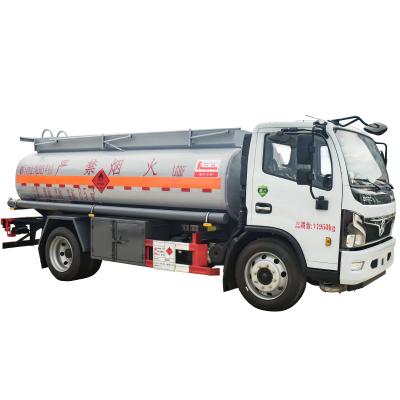 DFAC Diesel Fuel Oil Tanker Truck 8000 Liters 4L - 6L Engine Capacity With 4X2 Drive Wheel