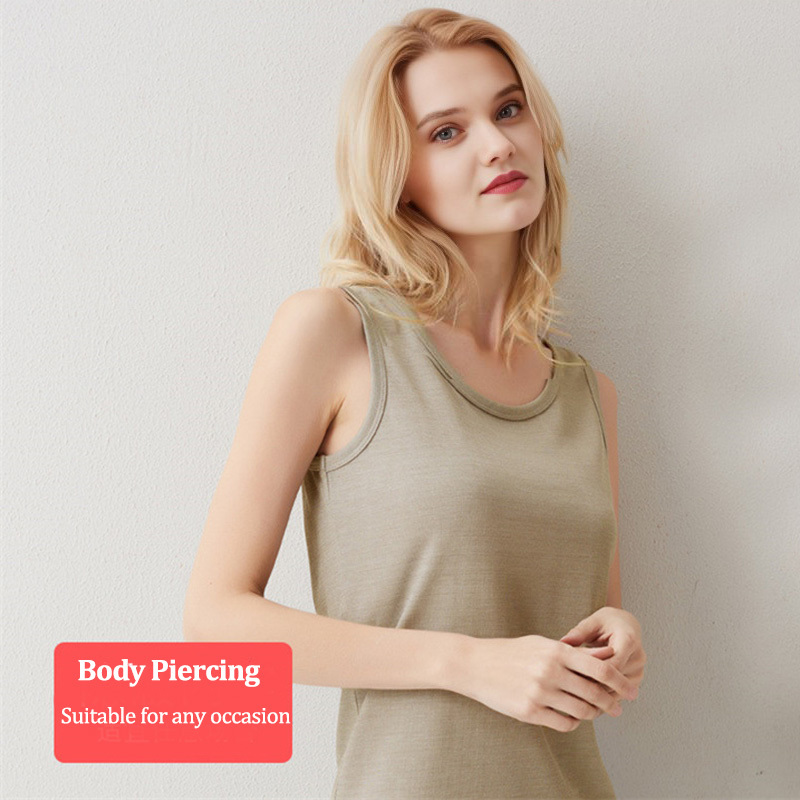 Dropshipping Women's EMF Shielding Silver Fiber Vest Anti-Electromagnetic Radiation Safety Underwear Short Pyjamas Protective