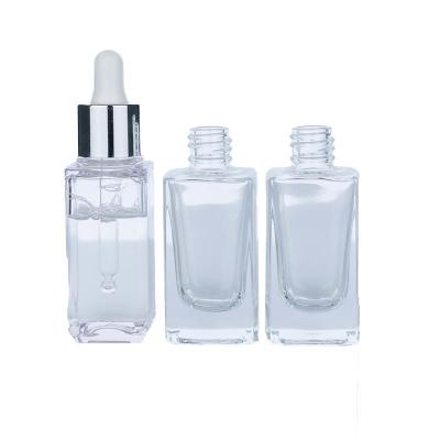 60 ml garrafas de gotas de cosméticos azuis para embalagens de cosméticos