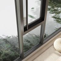 Porte et fenêtre en aluminium, fenêtre insonorisée en aluminium moderne.