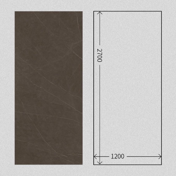 600x1200 Full Body Polished Pietra Grey Marble Floor Ceramic Tiles for SINTERED STONE