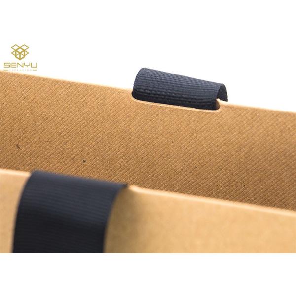 Kraft Custom Printed Paper Bags Grocery Shopping With Gold Foil Stamp Logo