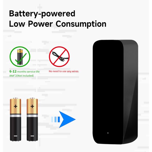 Battery Powered ZigBee IR Controller 360° Universal Remote for Smart Home Automation