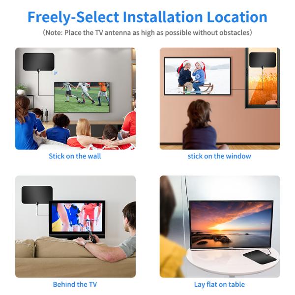 Внутренний Dvb T2 для умного HDTV Антенна цифрового телевизора