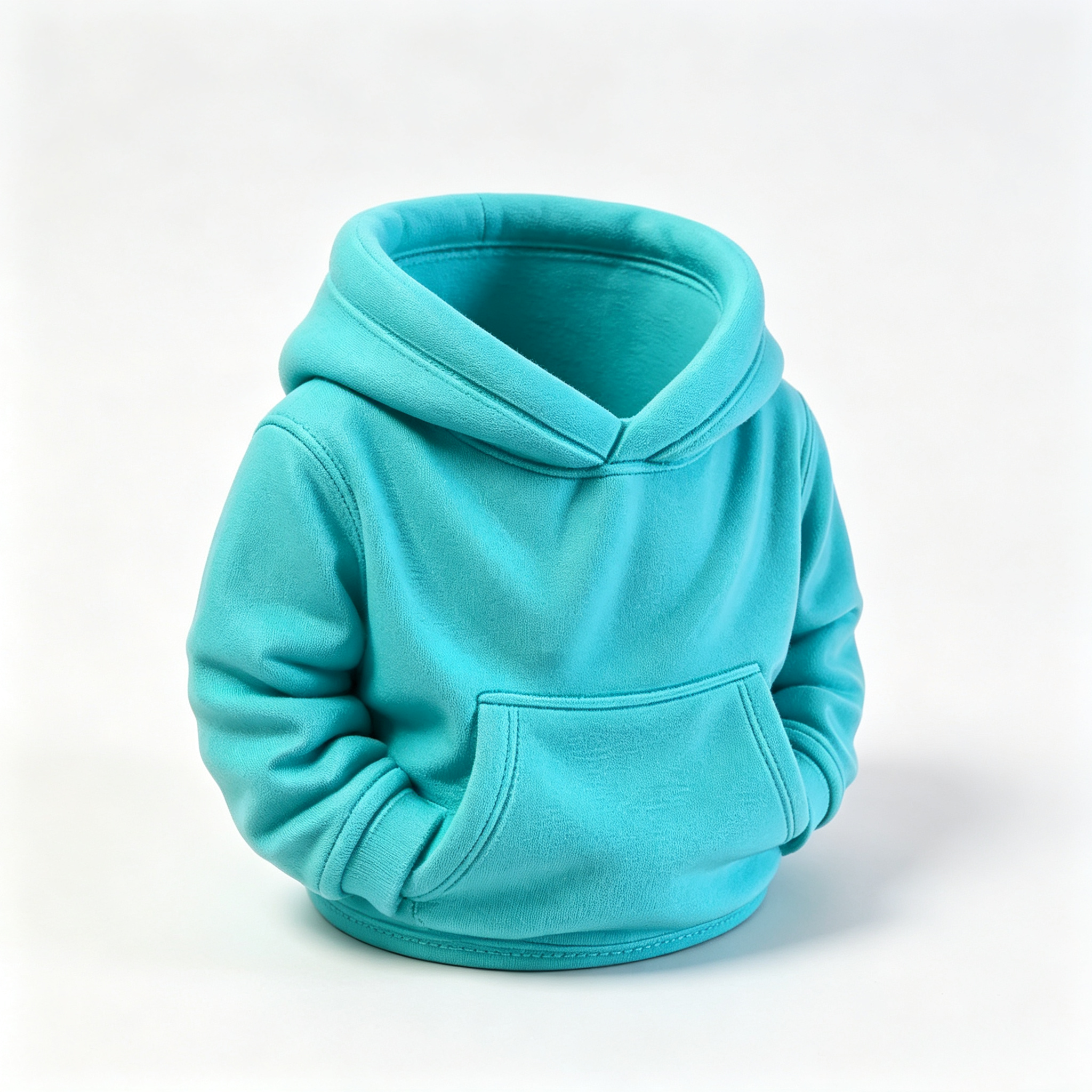 Hoodie Shaped 3D Printed Office Supplies Blue Organization Desk Pen Holder