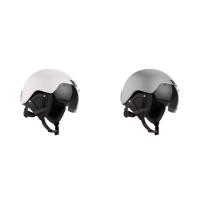 Capacete branco do ciclo da segurança do OEM & do ODM com a came inteligente Bluetooth 5,0 do traço