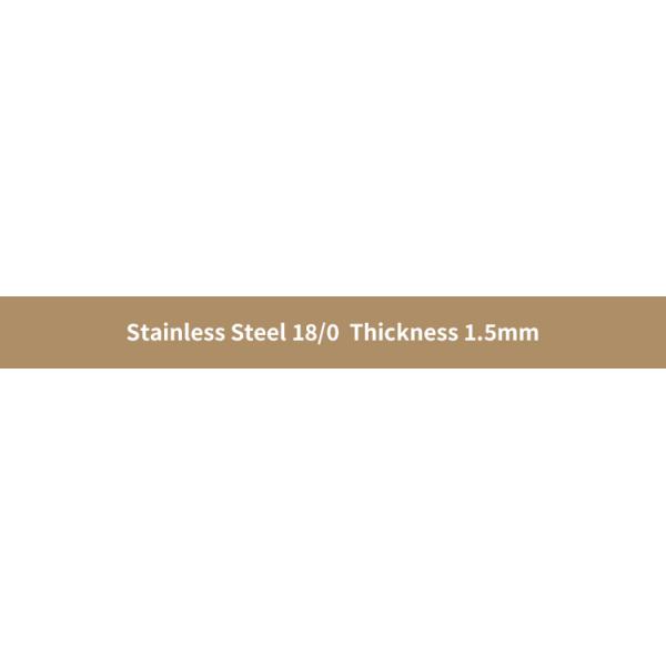 1.0mm / 1.5mm / 2.5mm Thickness Stainless Steel Kitchen Utensils for Everyday Cooking