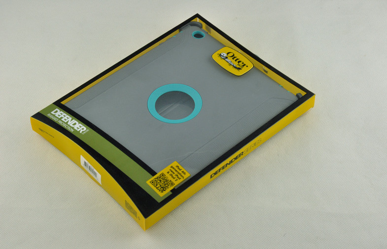 Three Layers Gray Ipad Hard Shell Cover Ottered Defender For Ipad 2 / 3 / 4