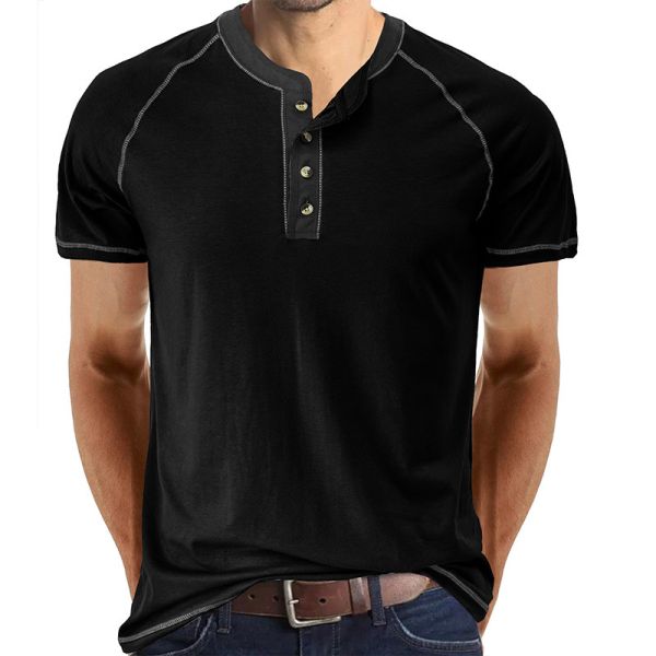 Wholesale Men Clothes Tshirts Cozy Polyester Good Quality Plain Blank Black Basic T Shirt