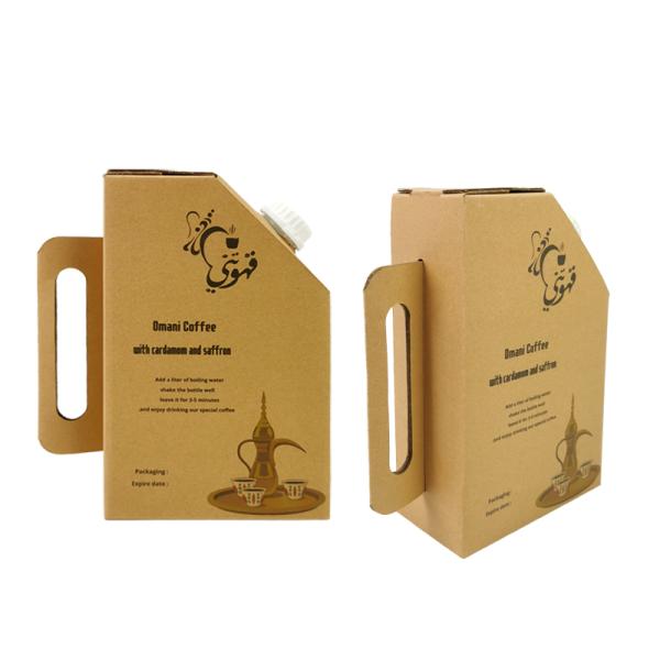 1L/2L/3L/5L Drink Bag Disposable Handle Coffee Bib Bag in Box Wine With Valve Coffee Box Dispenser