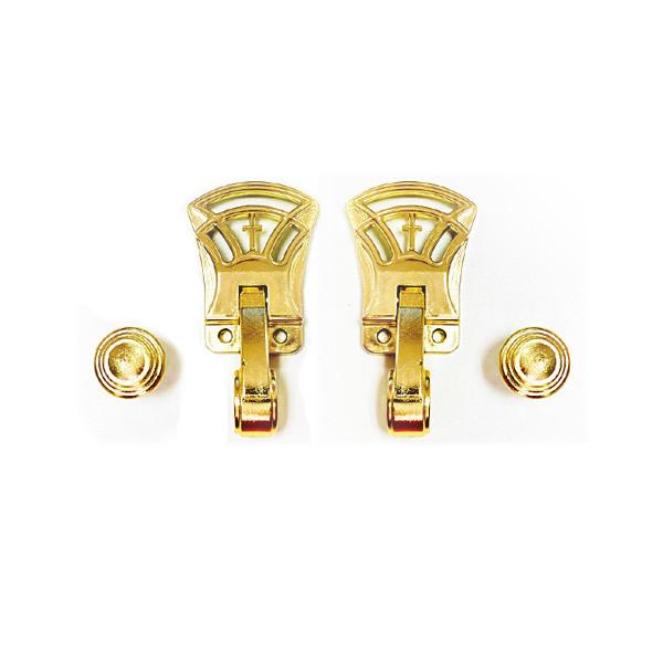 Light Gold Plastic Coffin Handles Diameter 2.5cm Coffin Accessories D08