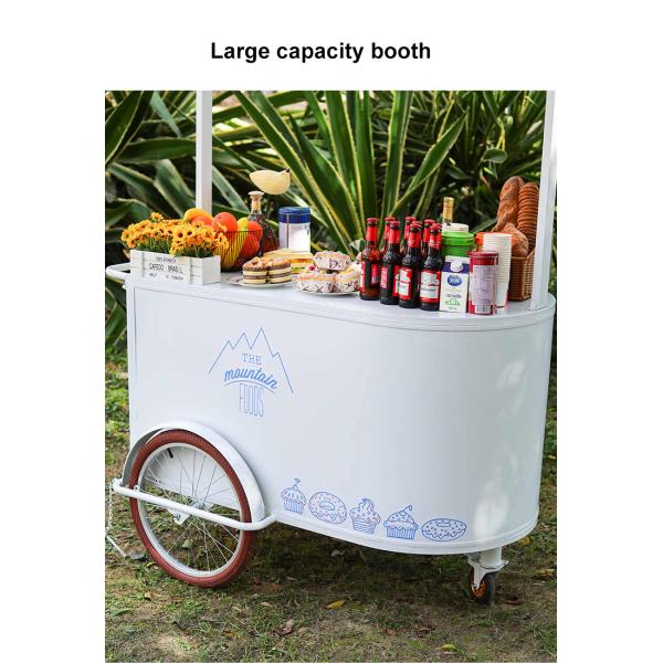 Hand Push Coffee Tricycle  New Design Bike Cart for Mobile Barista