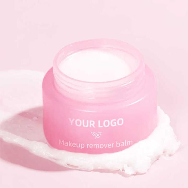 Marca privada crema de maquillaje vegetariana para quitar el maquillaje cuidado de la piel más profunda limpieza maquillaje remover purificante remover bálsamo