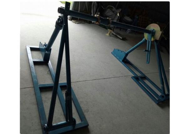 Detachable Type Drum Brakes Cable Reel Stand Wire Rope Reel Support Conductor