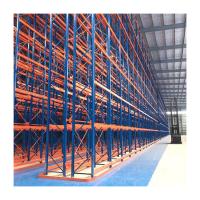 800-3000kg/layer VNA Pallet Rack , Steel Very Narrow Aisle Pallet Racking