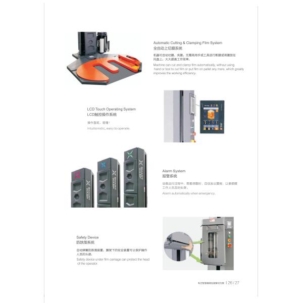 E tipo de plato giratorio totalmente automático envolvente de paletas fácil para el conector de paletas