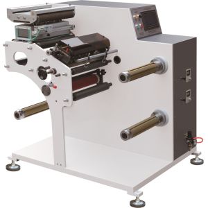 SR-350FZ Servo Motor Driven 200m/min Slitter Rewinder Machine Press & Cutting Plotter with Gear Pump Engine PLC Core Components