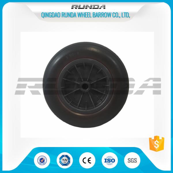 Plastic Rims Foam Filled Tractor Tires 3.50-8 16MM Axel Bore Needle Bearing