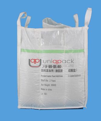 Plastic Woven Industrial Bulk Bags Q NET Baffle for Packaging L-Lysine