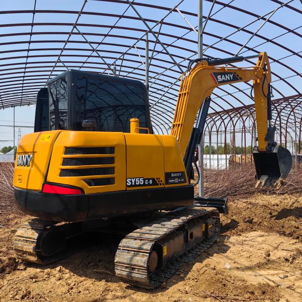 New Arrivel SANY 55C Used Crawler Excavator With Rubbler Bolck Secondhand 5 Ton Mini Digger