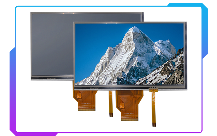 Oem A-Si 7 Inch Display Active Matrix TFT Color LCD Touch Screen