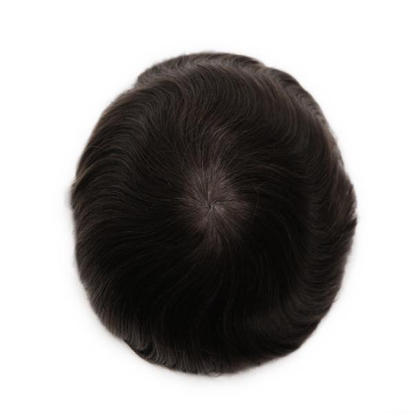 Postiche en dentelle de cheveux humains avec ligne de cheveux naturelle
