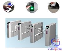 Acier inoxydable Logo Bidirectional Swing Barrier Gate spécial personnalisable/tourniquet automatique